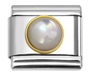 June birthstone Italian charms