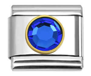 September birthstone Italian charms