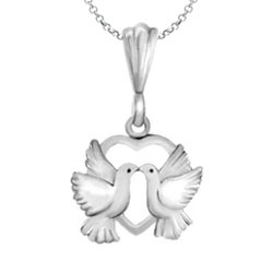 Birds sterling silver charms