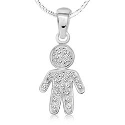 boy sterling silver pendants