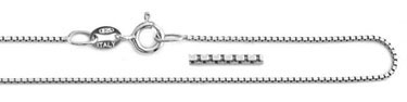 925 sterling silver box chains
