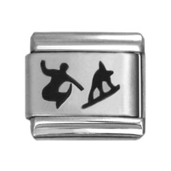 skateboarders laser charm