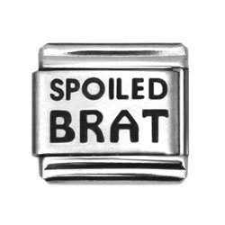 spoiled brat laser charms