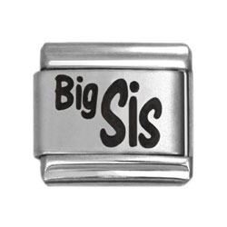 Big sis laser charms