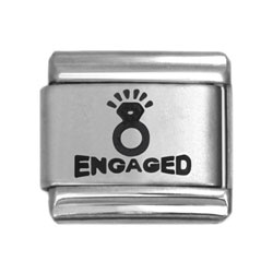 engaged ring Italian charms