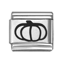 pumpkin laser Italian charms