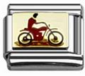 motorcyclist Italian charms