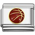 basketball Italian charms