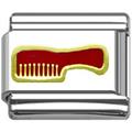 red comb Italian charms