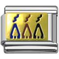crayons Italian charms
