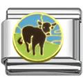 calf Italian charms