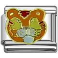 tiger face Italian charms