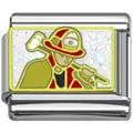 fireman Italian charms
