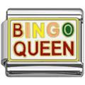 Bingo Queen Italian charms
