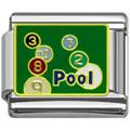 billiard ball Italian charms