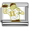 football Italian charms