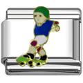 skateboard Italian charms