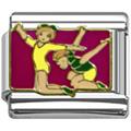 gymnast Italian charms