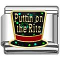 top hat Italian charms