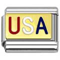 USA stainless steel charms