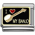 banjo Italian charms