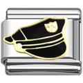 police hat Italian charms