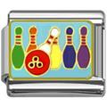 Bowling ball pin charms