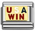 USA stainless steel charms