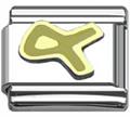Yellow ribbon Italian charms