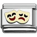 two face mask Italian charms