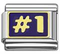 number one Italian charm bracelets