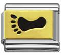 Foot print Italian charms