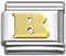 Italian charms letter B