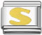 Italian charm letter S