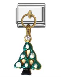Christmas tree Italian charms