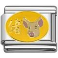 Pig Chinese zodiac charms