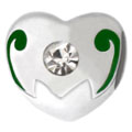 April birthstones for European charm bracelets