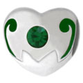 May birthstones for European charm bracelets