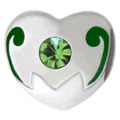 August birthstones for European charm bracelets