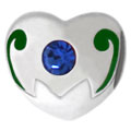 September birthstones for European charm bracelets
