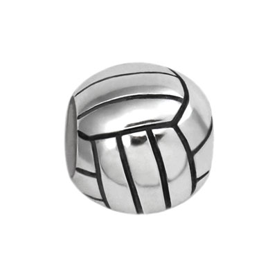 silver volleyball charms