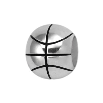 silver basketball bead jewelry