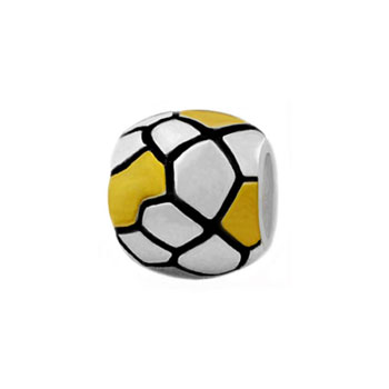 two-tone silver bead jewelry