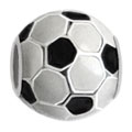 soccer ball 925 sterling silver bead charms