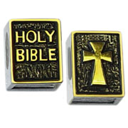 Bible silver bead jewelry