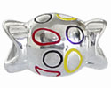 Ccandy silver beads