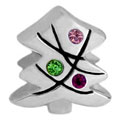 Christmas tree 925 sterling silver bead jewelry