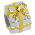 Gift box 925 sterling silver bead jewelry
