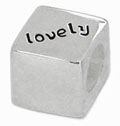 lovely silver bead charms