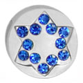 Star of David on 925 sterling silver bead charms